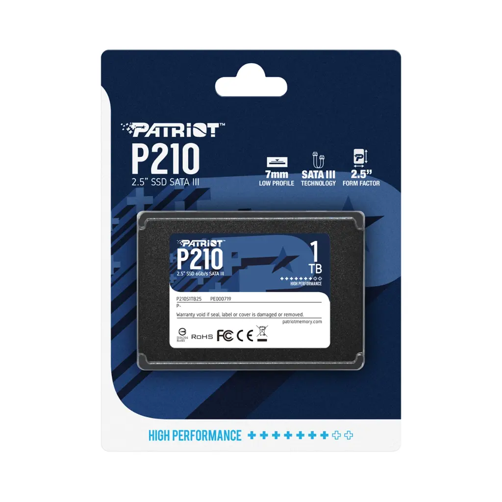 Patriot P210 SSD 1TB 2.5''