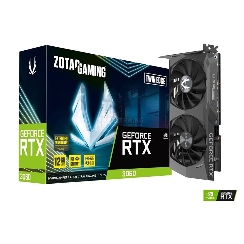 Video card 12GB Zotac GeForce RTX3060 Gaming Twin Edge