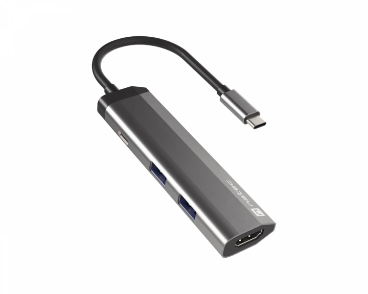  Natec FOWLER SLIM (2xUSB 3.0, HDMI 4K, USB-C)