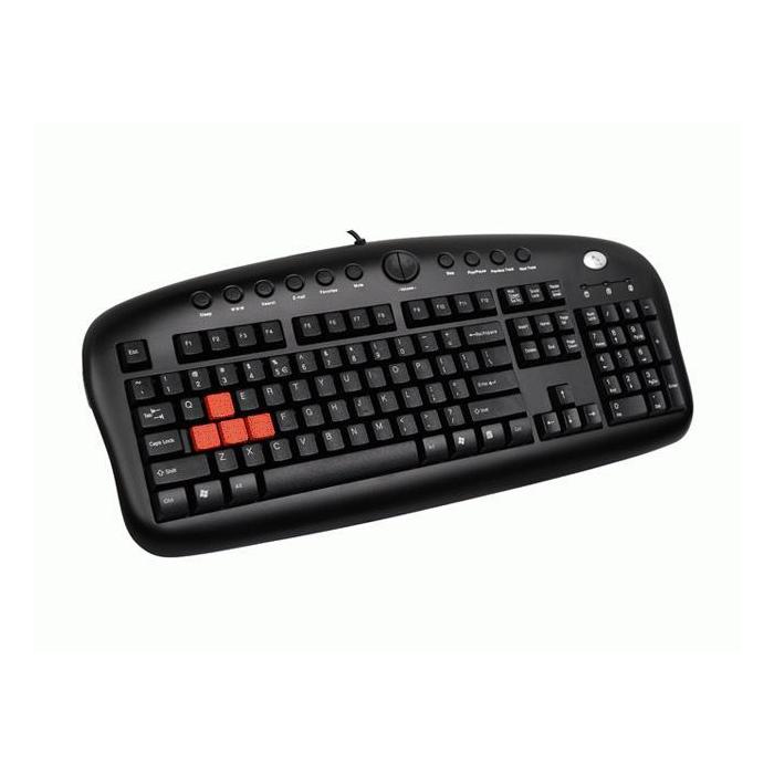 A4 KB-28G-1 Gaming (Black, USB)