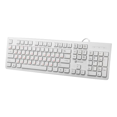 Oklick 505M (White, Slim, USB)