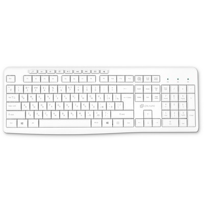 Oklick K225W (White, Multimedia, USB)