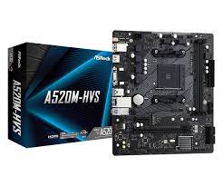 Asrock A520M-HVS (S-AM4, A520, VGA, DVI, HDMI, 2xPCI-E, 2DDR4, M.2, SATAIII RAID, PCI, SATA3, GbLAN)