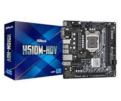 ASROCK H510M-HVS (S-1200, H510, VGA, HDMI, PCI-E, 2DDR4, PCI, SATA3, GbLAN)