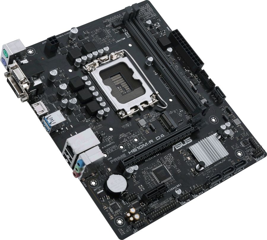 ASUS PRIME H610M-R D4-SI (S-1700, H610, VGA, HDMI, PCI-E, 2DDR4, M.2, PCI, SATA3, GbLAN)