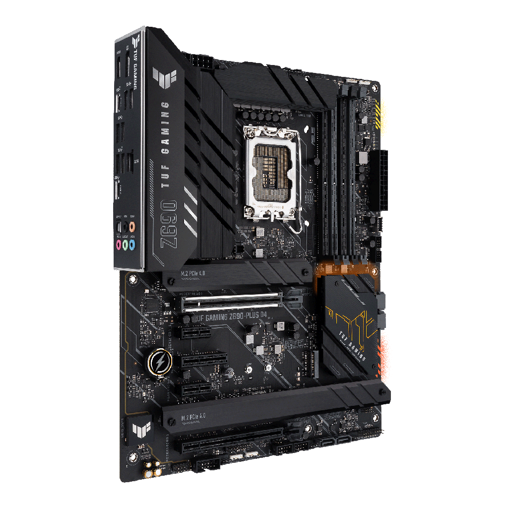 ASUS TUF Z690-Plus D4 (S-1700, Z690, HDM/DP 5xPCI-E, 4DDR4, 4xM.2, SATAIII RAID, PCI, SATA3, GbLAN)