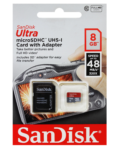 Չիպ Sandisk micro ultra 8GB