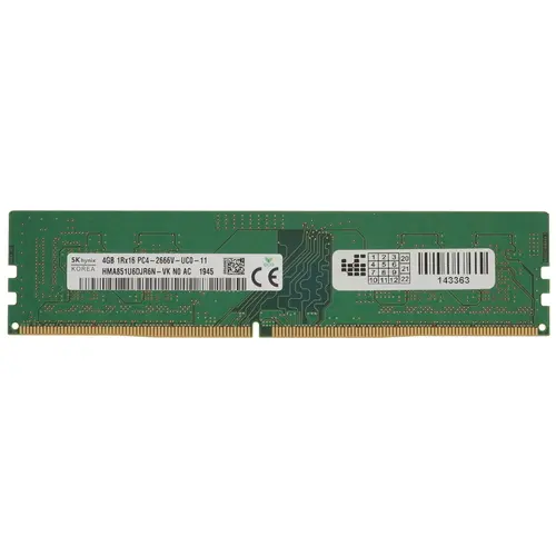 DIMM 4GB DDR4 Hynix HMA851U6DJR6N-VKN0 (2666MHz, 1.2v)