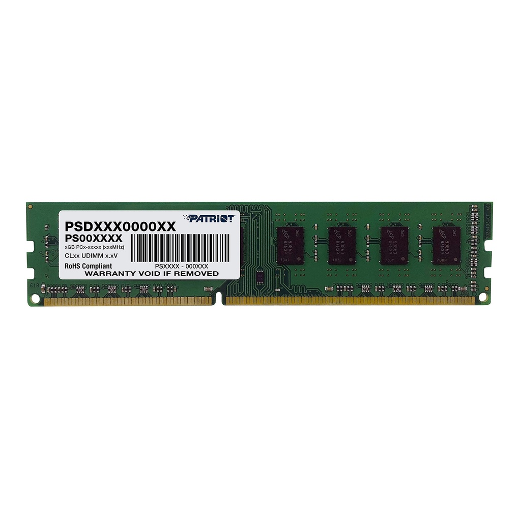 DIMM 8GB DDR3 PATRIOT PSD38G16002 (PC12800, 1600MHz)