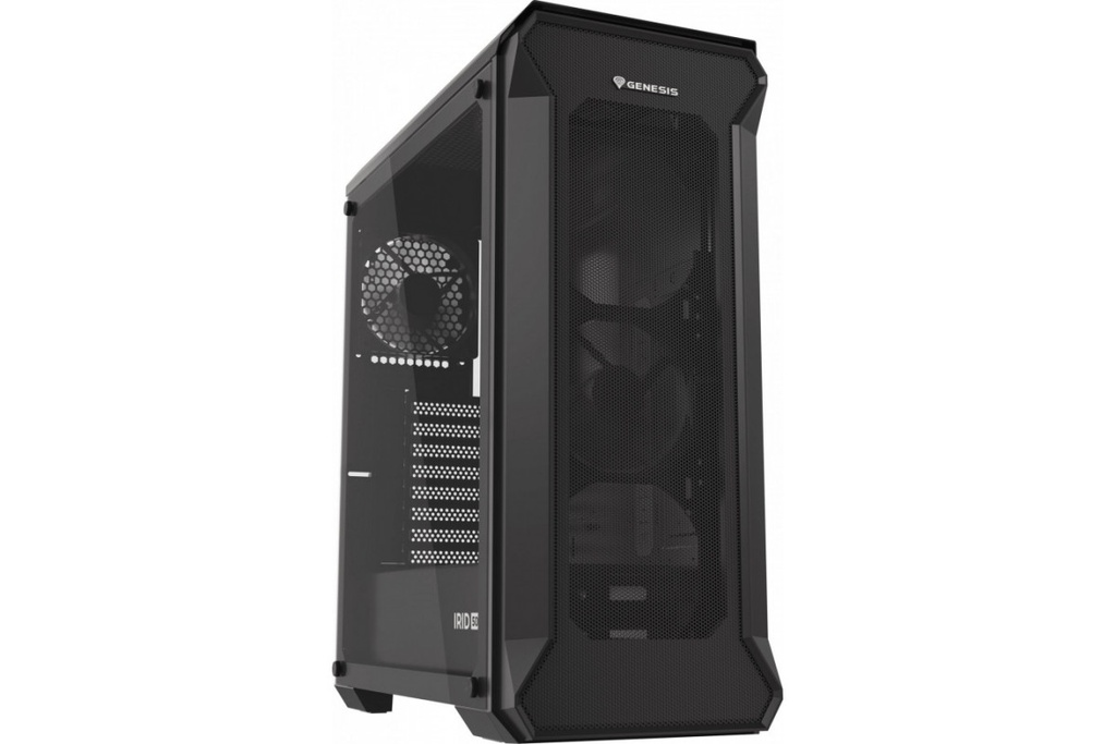 MidiTower Genesis NPC-1517 IRID 505 V2 Window w/o Black (MidiATX)