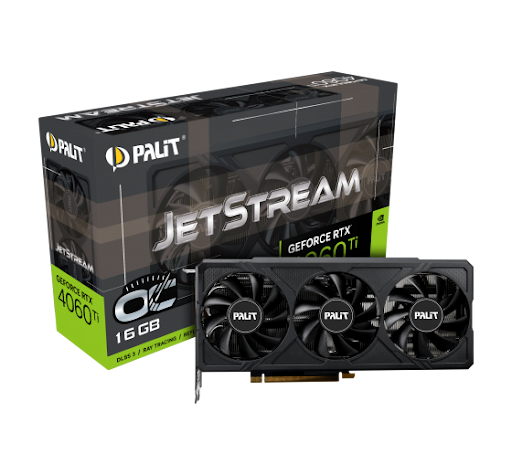 Palit RTX4060Ti 16Gb Jetstream (NE6406T019P1-1061J)