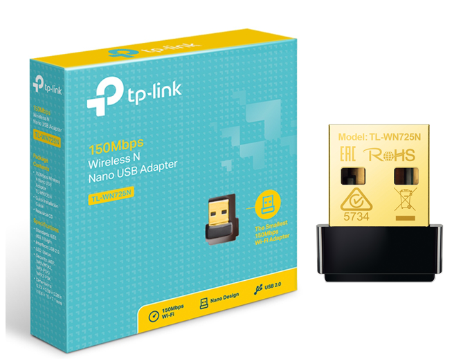 Wi-Fi ընդունիչ TP-LINK 725N USB