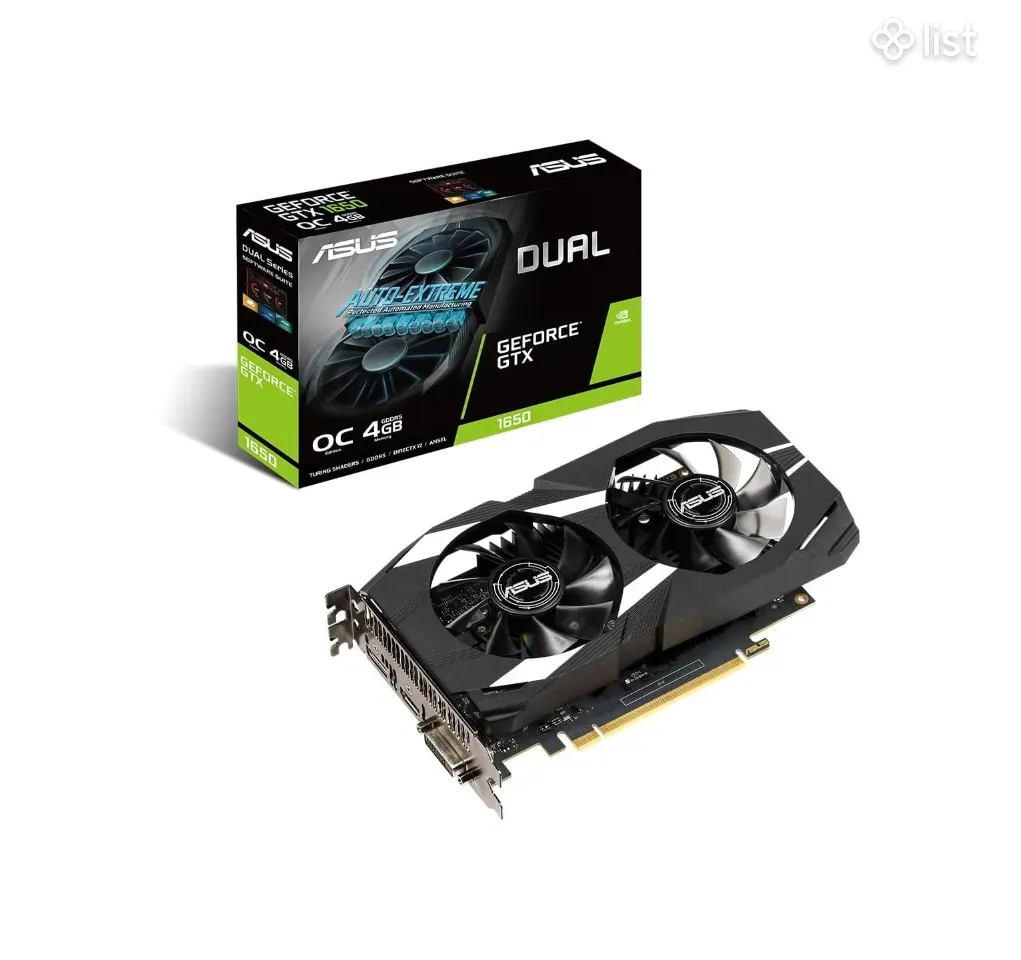 Asus Dual GTX1650 4GB GDDR6