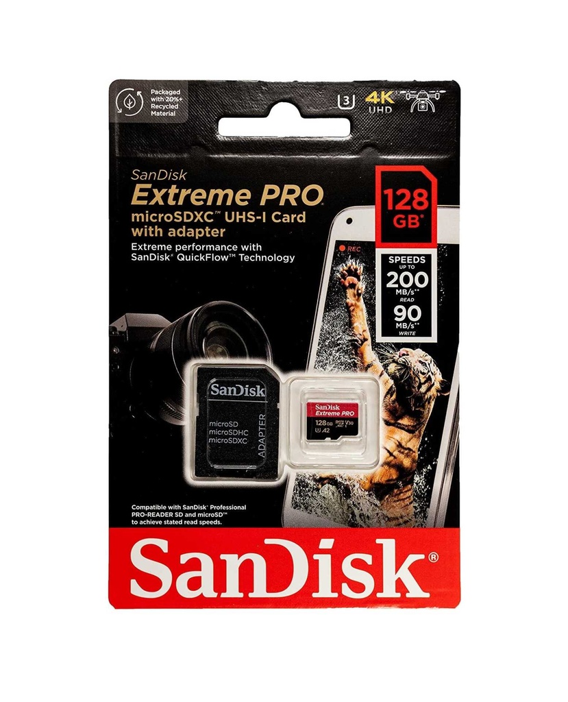 Չիպ Sandisk SD Extreme Pro 128GB