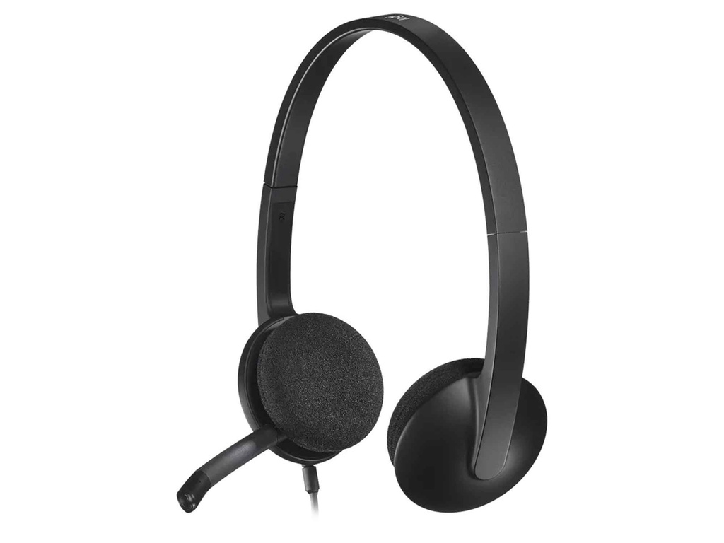 Ականջակալ խոսափողով LOGITECH P C960 Corded Stereo Headset BLACK - USB