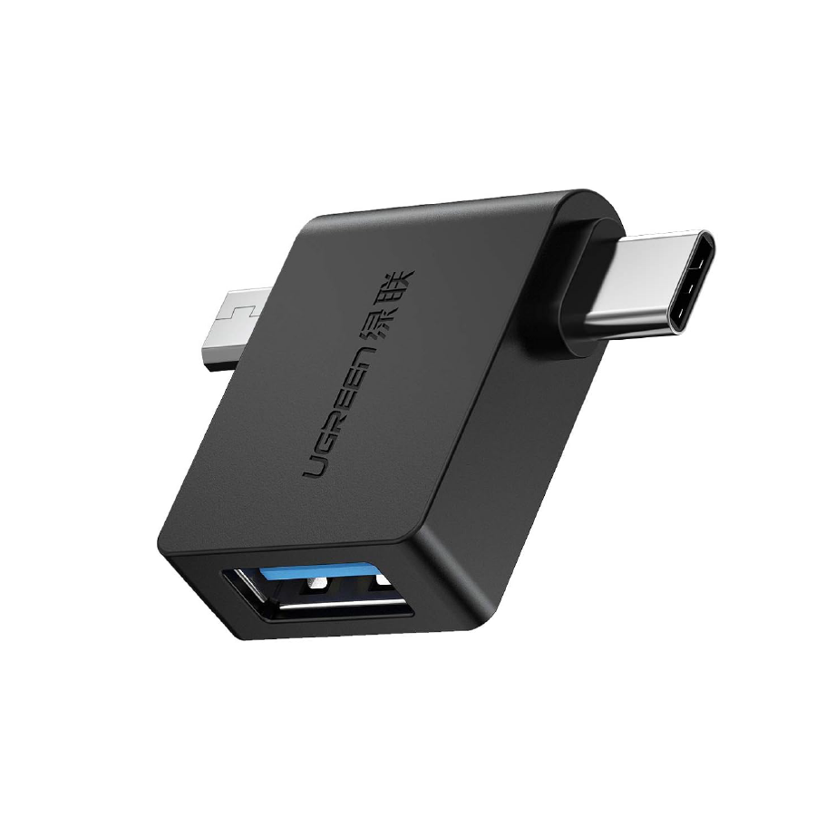 UGREEN 2 in 1 Adapter Micro USB Male + USB Type C Male to USB 3.0 Female (30453)