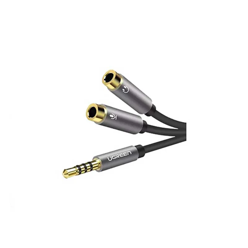 UGREEN 3.5mm male to 2 Female Audio Cable Aluminum Case 30619
