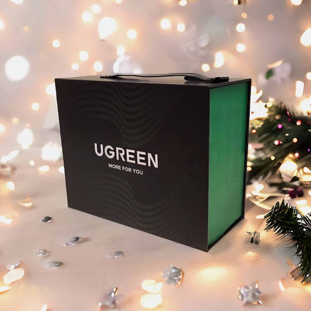 Ugreen Gift Box - Wireless Charger/Charging Cable  1m/Magnetic Wallet