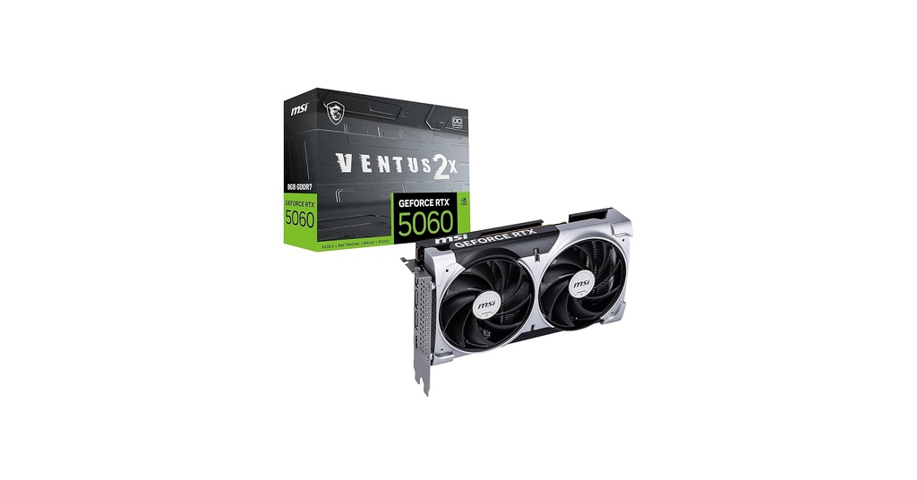 MSI RTX 5060 8GB VENTUS 2X OC 8 GB GDDR7, V537-002R