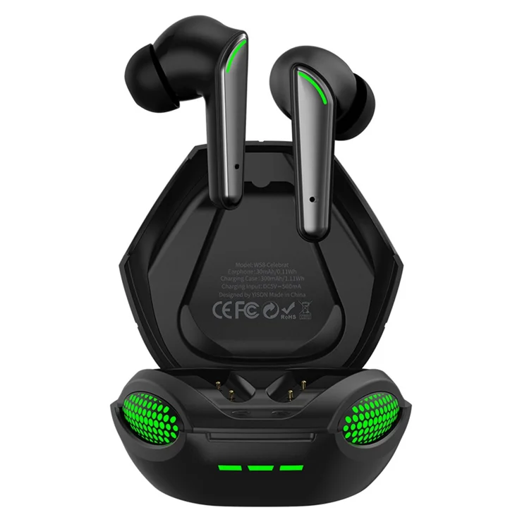 Celebrat Airpods Խաղային ականջակալ W58 Black