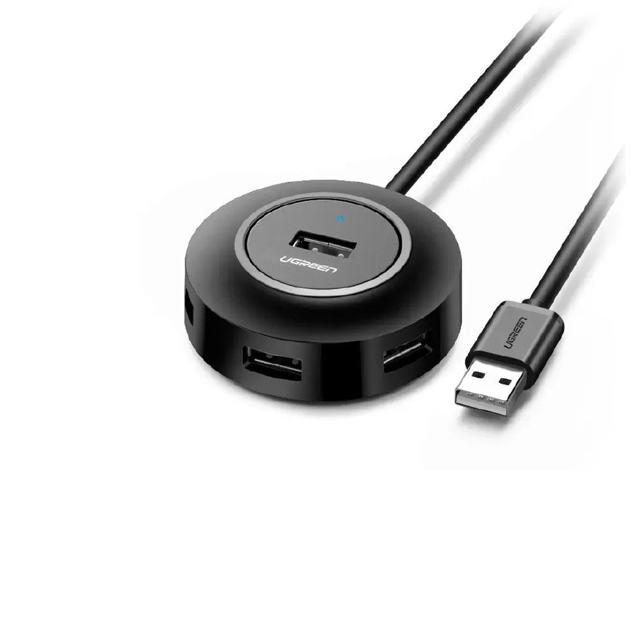 Usb Բաժանարար UGREEN USB 2.0 Hub 4 Ports 1m (Black) 20277