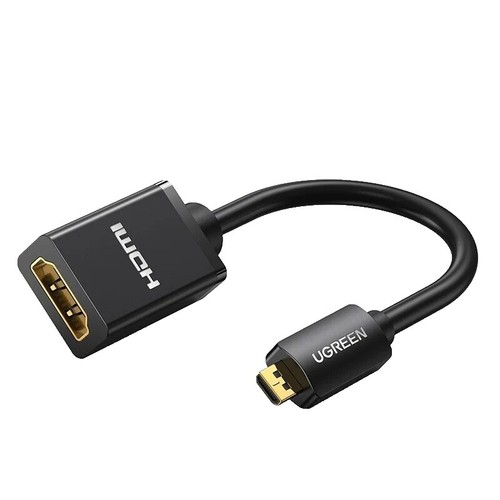UGREEN Micro HDMI to HDMI 4K  Cable Male to Female Black 0.25m 10553