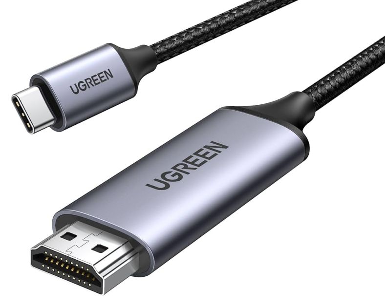 UGREEN USB C to HDMI Male to Male Cable Aluminum  Shell 1.5m (Gray Black) 50570