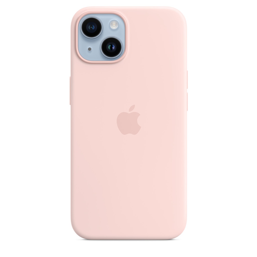 iPhone 14 Silicone Case Chalk Pink