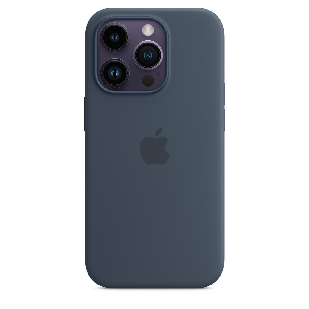 iPhone 14 Pro Silicone Case Storm Blue