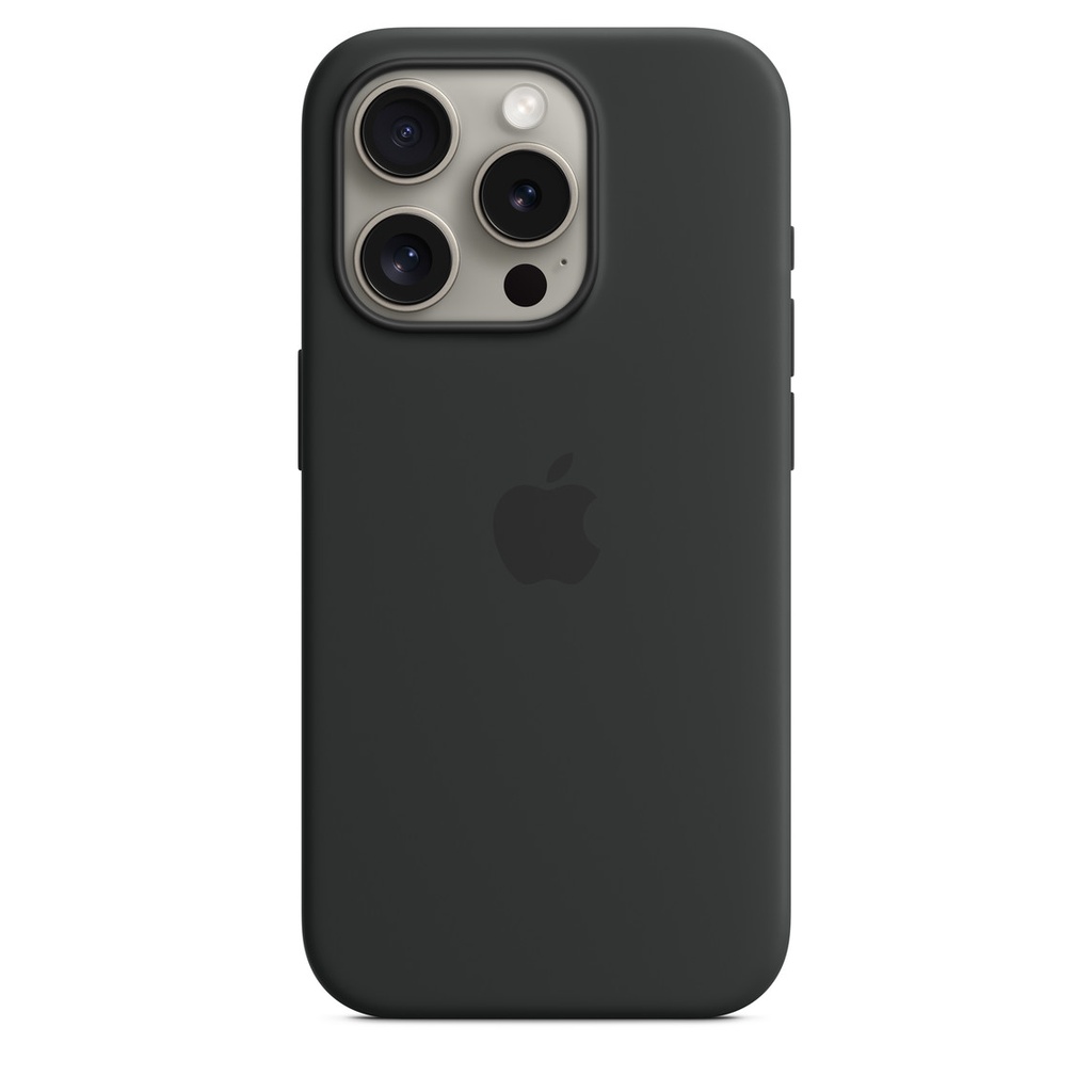 iPhone 15 Pro Silicone Case Black