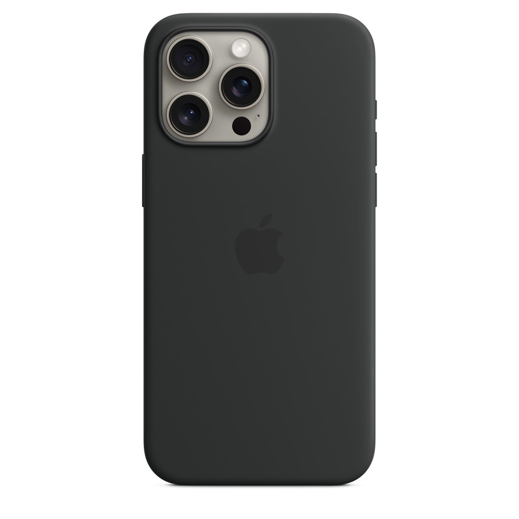 iPhone 15 Pro Max Silicone Case Black