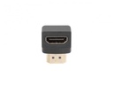 Adapter LANBERG AD-0033-BK HDMI-AM->HDMI-AF (90 degrees, Down)