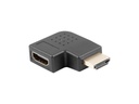 Adapter LANBERG AD-0036-BK HDMI-AM->HDMI-AF (90 degrees, Right)