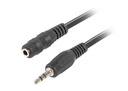  LANBERG CA-MJFJ-10CC-0050-BK STEREO MINIJACK(M)->MINIJACK(F) 5M