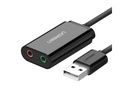 UGREEN USB  2.0 External Sound Adapter (Black) 30724